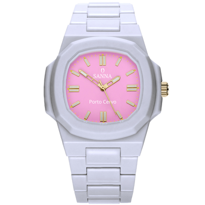 Porto Cervo L511-BI-RO Pink Dial